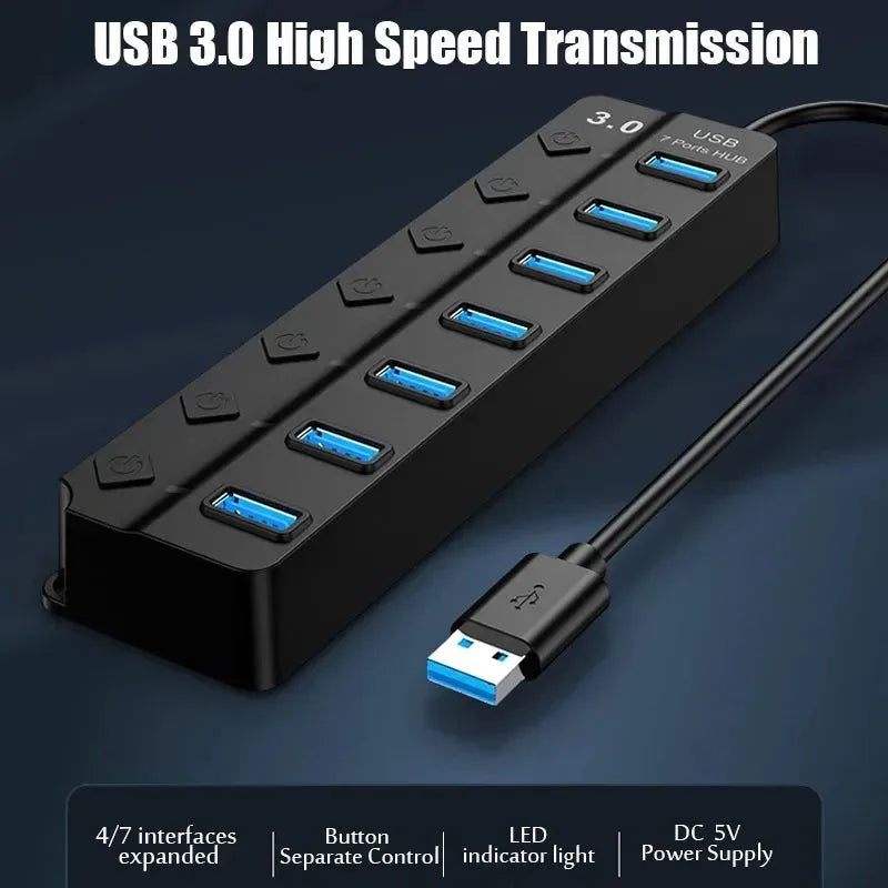 High-Speed USB 3.0 Hub